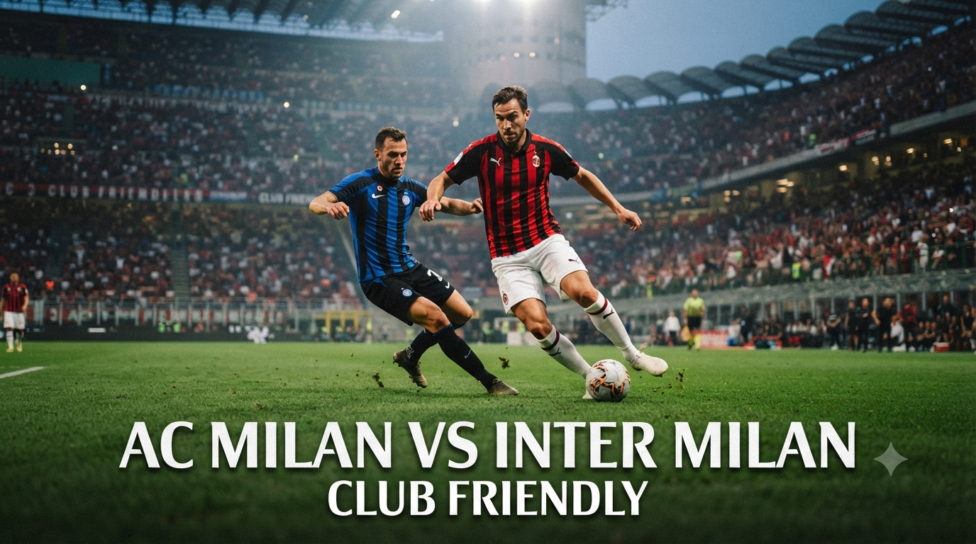 Streaming Jalalive AC Milan vs Inter Milan Club Friendly Sore Ini Pukul 18.00 WIB Menjadi Pilihan Tepat Menikmati Laga Persahabatan